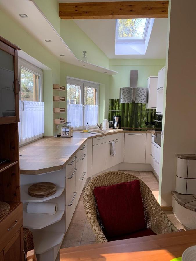 Ruhiges Ferienhaus Wandlitz Bagian luar foto